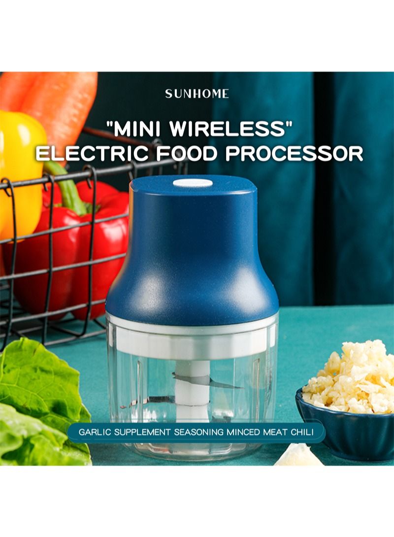Sunhome SUNHOME 5-Pieces Mixer Grinder With Usb Blue  - Image 2