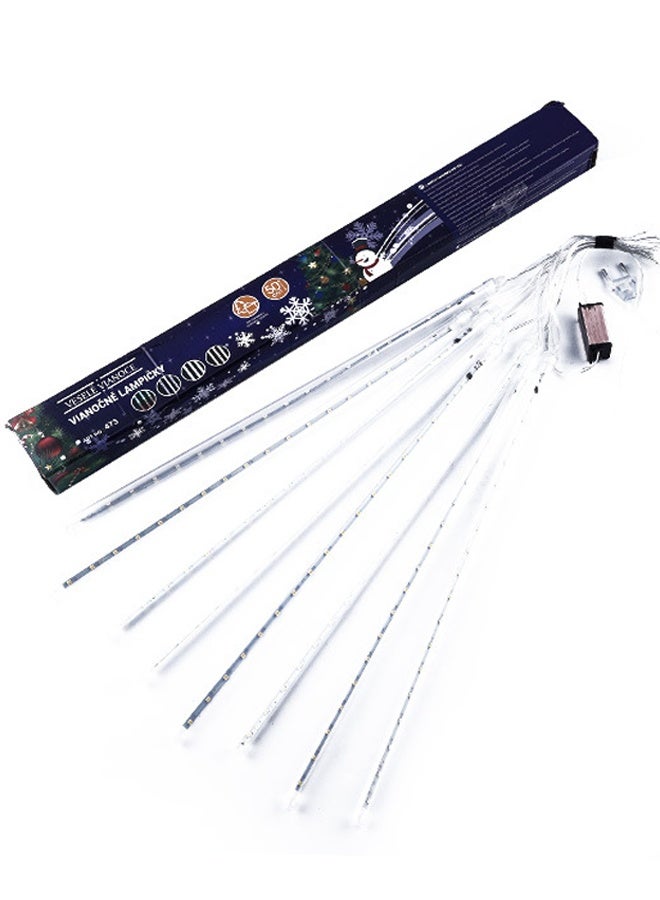 LED warm light flashing string lights, starry sky lights, internet-famous waterfall lights, restaurant flowing water decorative lights, applicable for Halloween, Christmas, wedding decorative light strings - Image 4