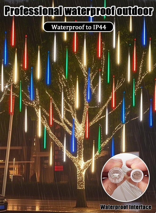 LED warm light flashing string lights, starry sky lights, internet-famous waterfall lights, restaurant flowing water decorative lights, applicable for Halloween, Christmas, wedding decorative light strings - Image 5