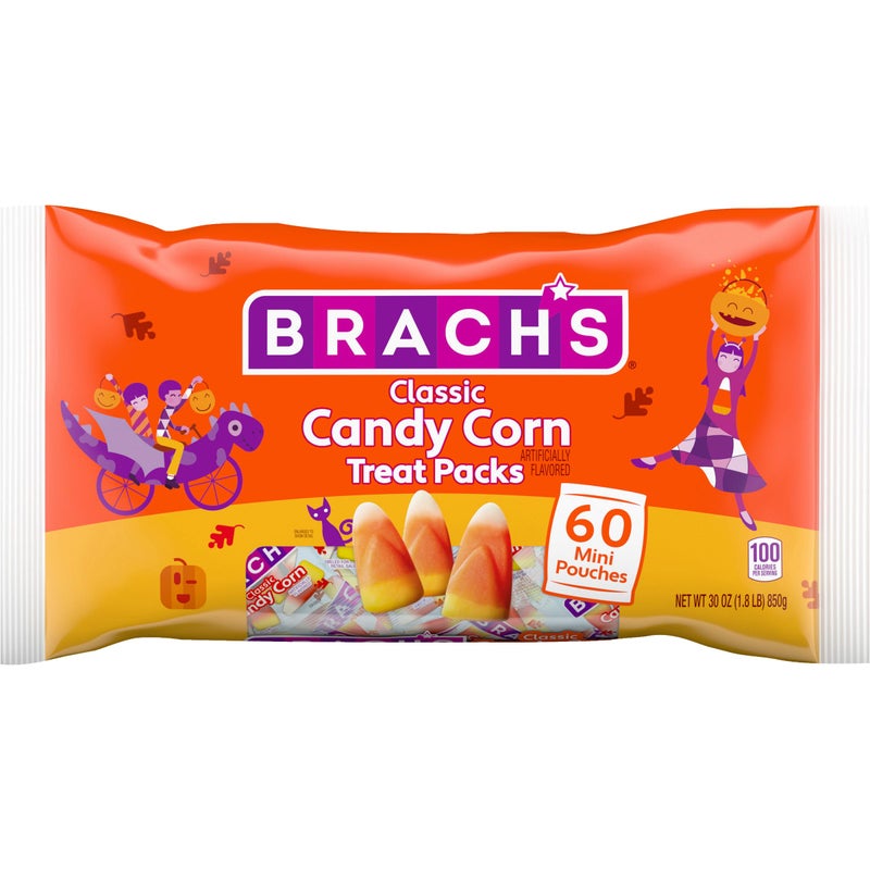 Brach's Brachs Classic Candy Corn Trick or Treat Packs 60 Mini Pouches - Image 3