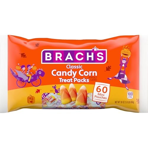 Brach's Brachs Classic Candy Corn Trick or Treat Packs 60 Mini Pouches - Image 1