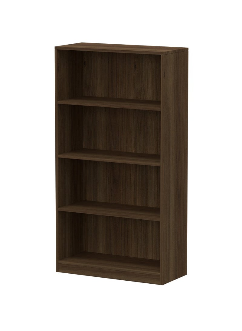 Mahmayi Mahmayi Wooden Storage Display Shelves 4-Tier Freestanding, Top Shelf for Decoration Ideal for Storing and Displaying your possessions - Zabrano - Image 1
