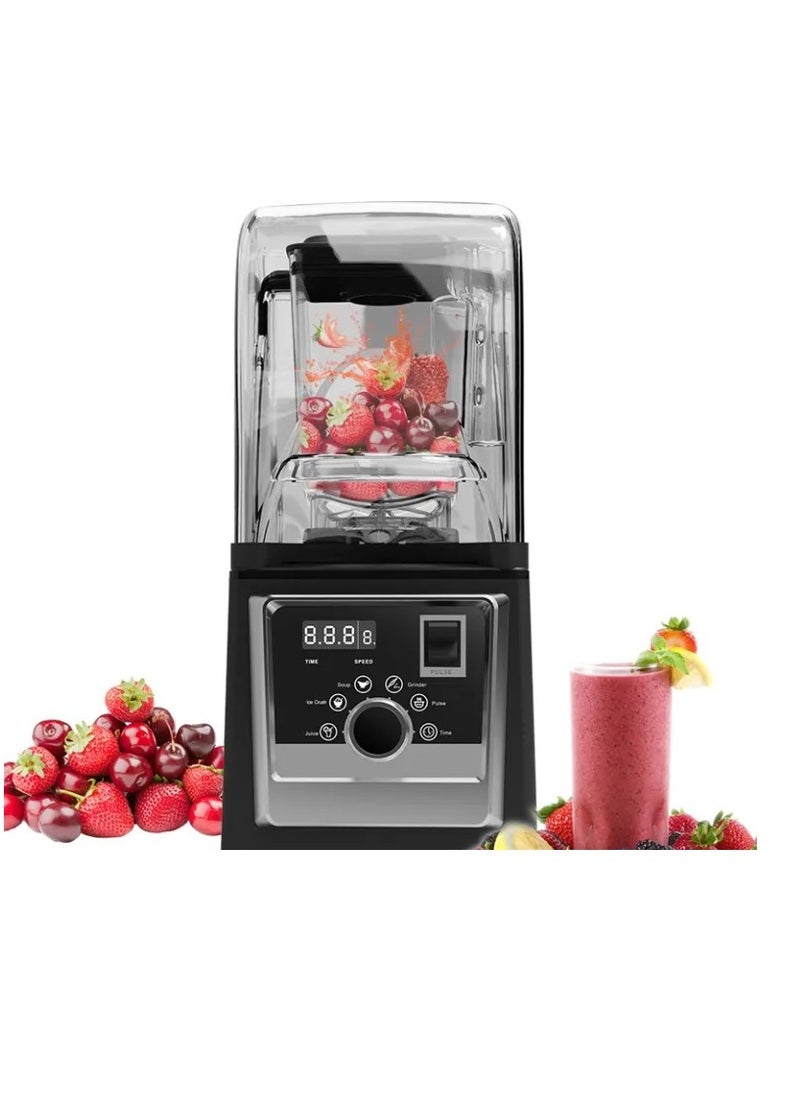 LETWOO LETWOO Commercial Sound Proof Cover Electrical Juicer and Food Process Blender, Kitchen Blender and Grinder  - Image 3
