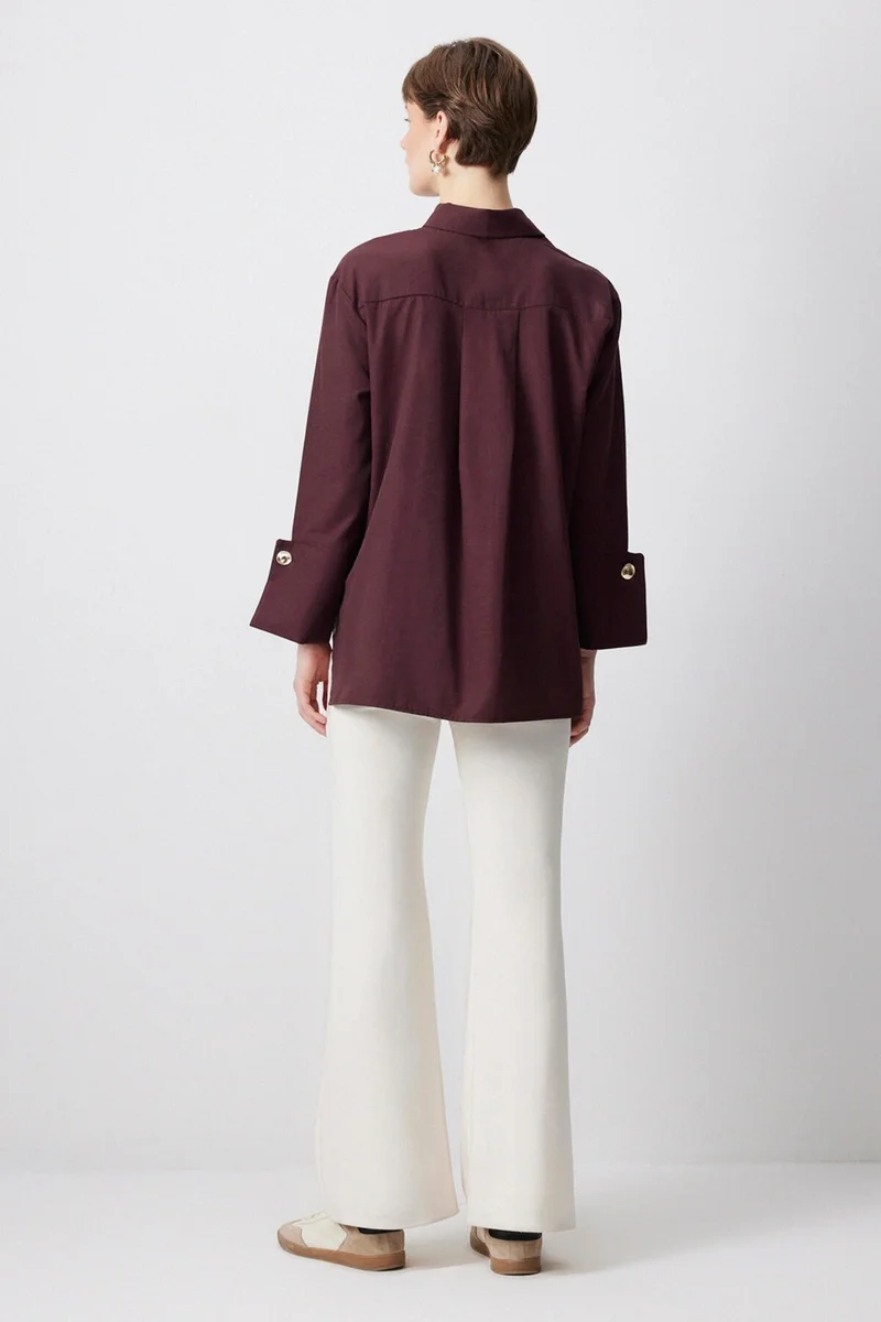 Touche Wide Cuff Poplin Shirt