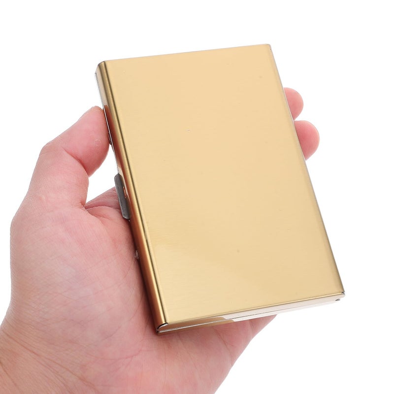Stainless Steel Credit Card Holder Metal Business Card Organizer Wallet with 6 Slots Anti Demagnetization - Image 5
