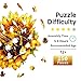 Jigfoxy Wooden Puzzles for Adults Bee Wood Puzzles Adult Unique AnimalShaped Wooden Jigsaw Puzzles Christmas Thanksgiving Gifts for Puzzle Lovers Family and Friends L134 128in250pcs - Image 4