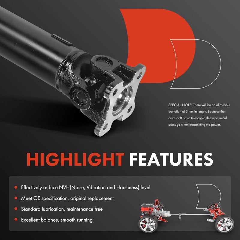 A-Premium Rear Drive Shaft Assembly for Dodge Durango - Image 4