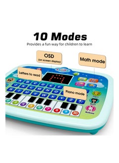 SYOSI Kid Tablet Toddler Learning Pad Interactive Educational Toy with Screen Fun Gifts Music/Piano/ABC/Numbers/Words/Spell/Animals for Kids Age 1-2-3-4 Year Old Toddler Tablet Interactive Educational Toy  - Image 2