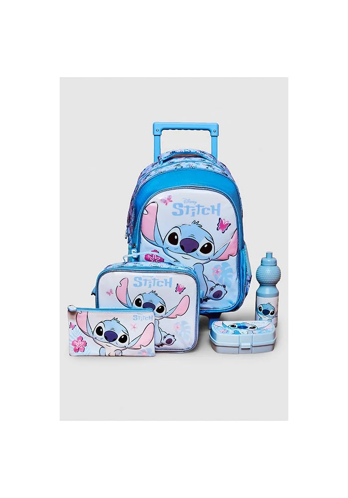 أر أند بي 5 Pack Stitch Print Trolley Backpack Set - 16"