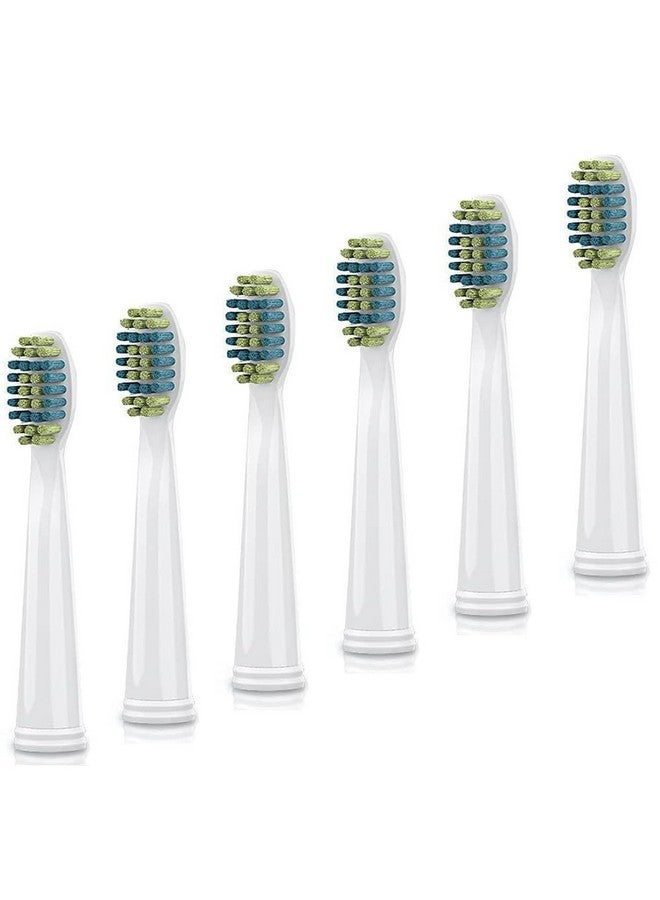 VOOM SONIC Oom Sonic Pro 3/Pro 5 Replacement Heads ; Pack Of 6 Replacement Brushes ; Advanced Bristle Technology; Soft Dupont Nylon Bristles ; Oral Care - Image 2