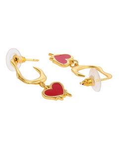 VOYLLA Valentine's Day Collection Gold Plated Hearts Pendant Set  - Image 4