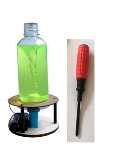 Simulated Tornado Science Experiment Steam Popular Science Training Magnetic Stirrer Electric Water Vortex Demonstrator-Specifications:Electric Tornado (plus Screwdriver)