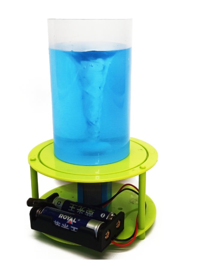 Generic - Simulated Tornado Science Experiment Steam Popular Science Training Magnetic Stirrer Electric Water Vortex Demonstrator-Specifications:Electric Tornado (plus Screwdriver) - Image 1
