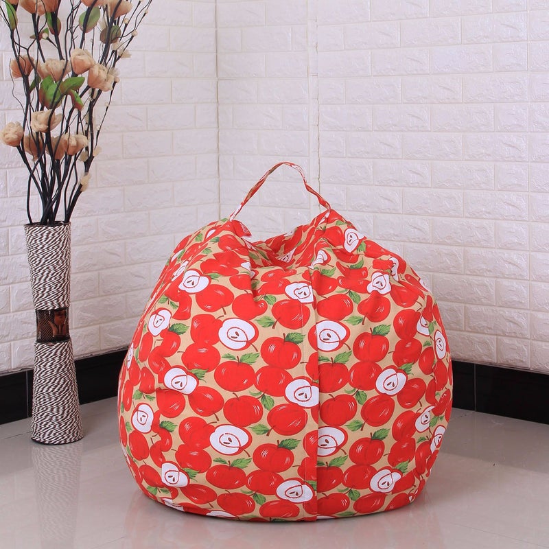 Children'S Plush Toy Storage Bag, Children'S Home Large-Capacity Canvas Bean Bag, Bean Bag, Quilt Storage, Supply - Image 1