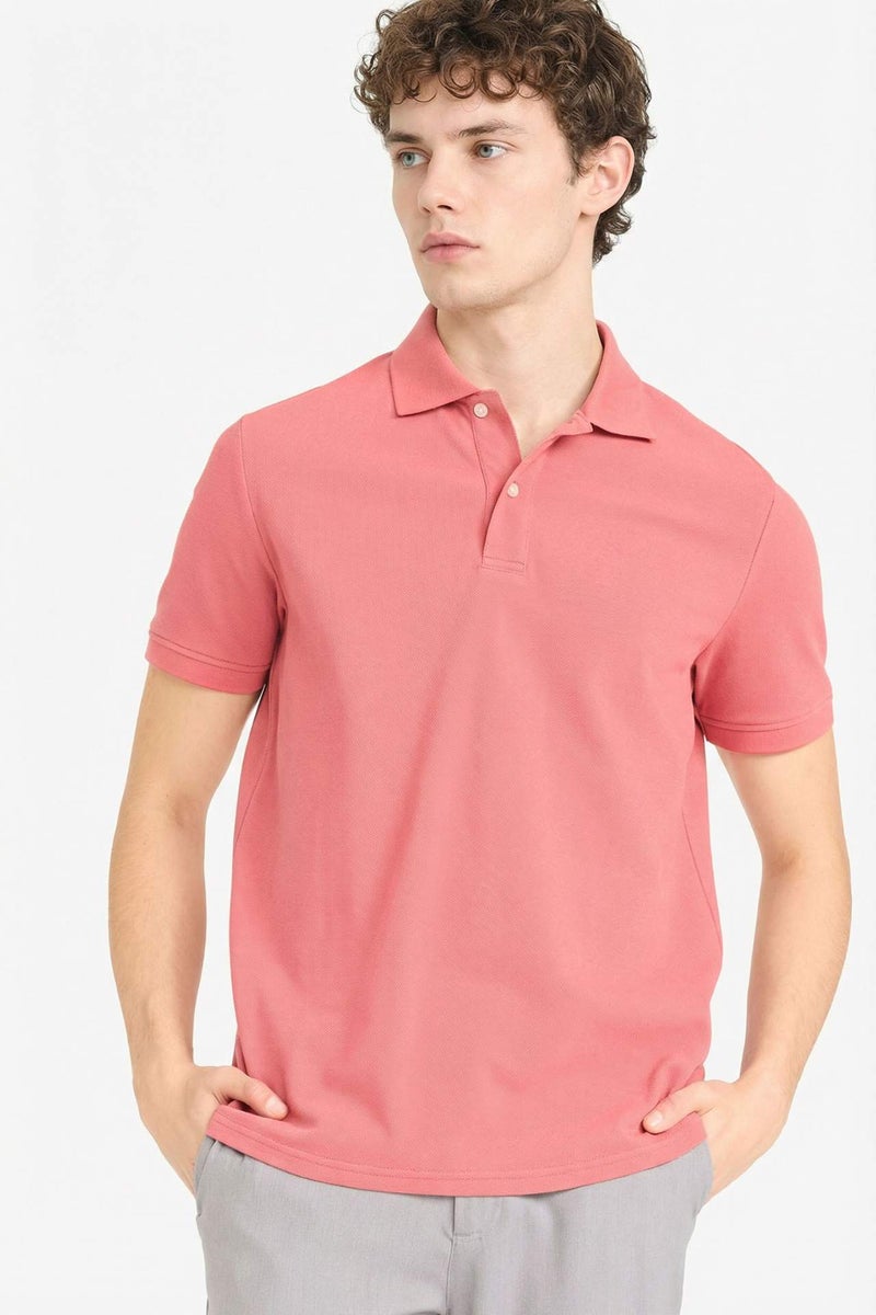 DeFacto Cotton Polo T-Shirt - Image 1