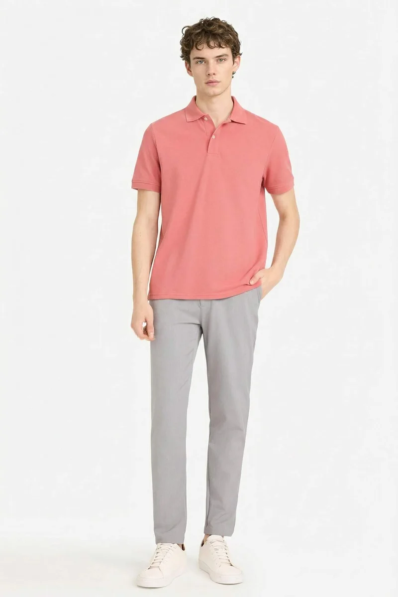 ديفاكتو Cotton Polo T-Shirt
