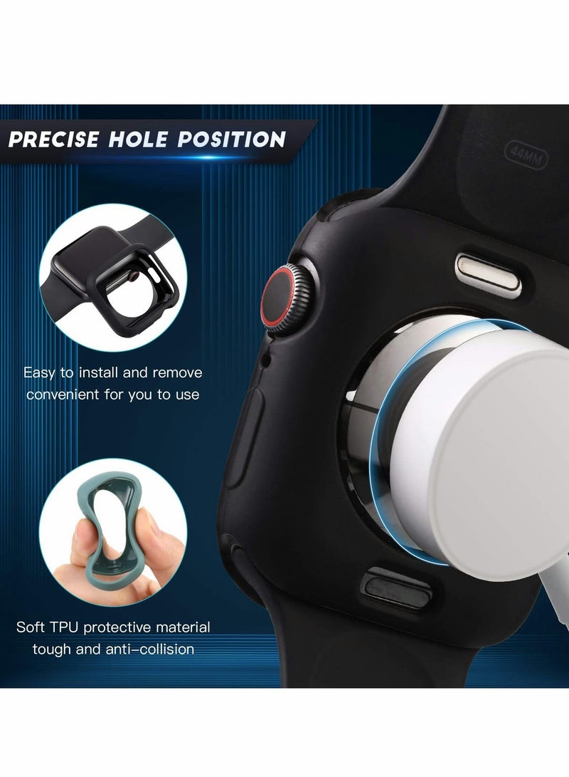 SYOSI 16 Pieces Watch Case for Apple Watch, Soft TPU Protective Anti-Scratch Silicone Protector Soft Flexible TPU Thin Lightweight Bumper Cover for Smartwatch Series SE/6/5/4 (40 mm) - Image 4