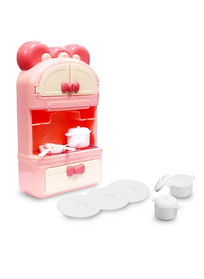 VGRASSP Little Kitchen Set Toy for Kids with Simulating Small Cooking Accessories - Portable On-The-Go Pretend Play Toy for Boys and Girls - Color As Per Stock (Little Kitchen) - Image 1