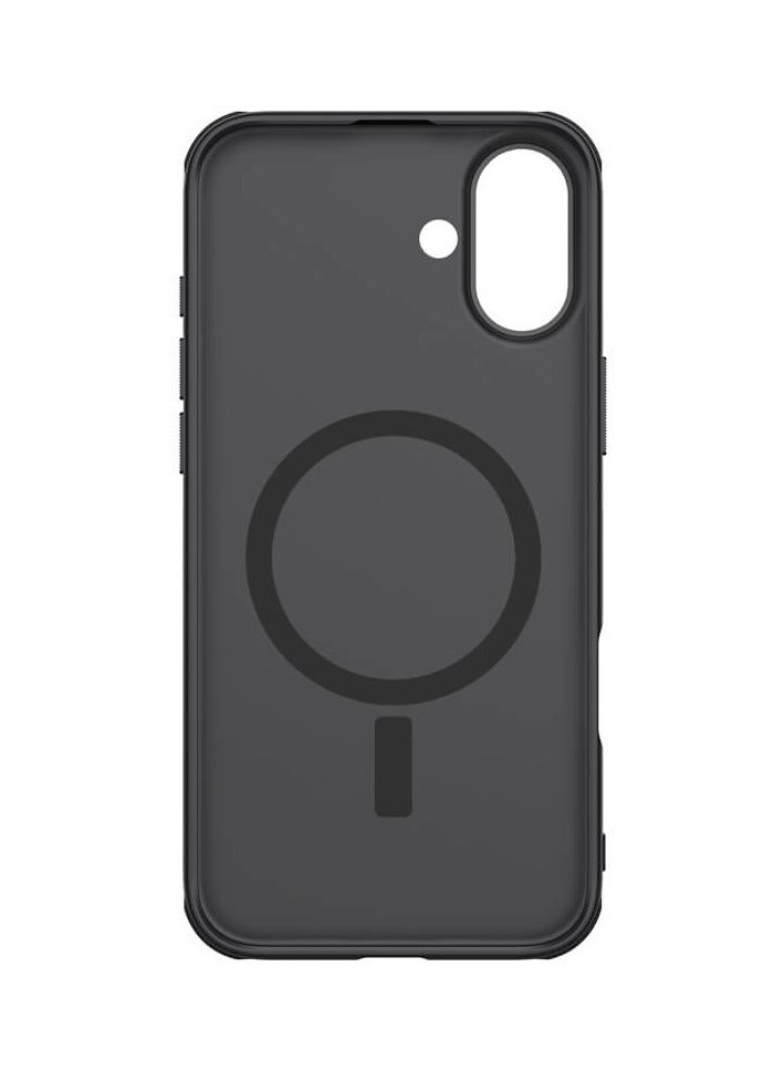 Nillkin Nillkin Super Frosted Shield Pro cover case Compatible with MagSafe for iphone 16 - Black  - Image 4