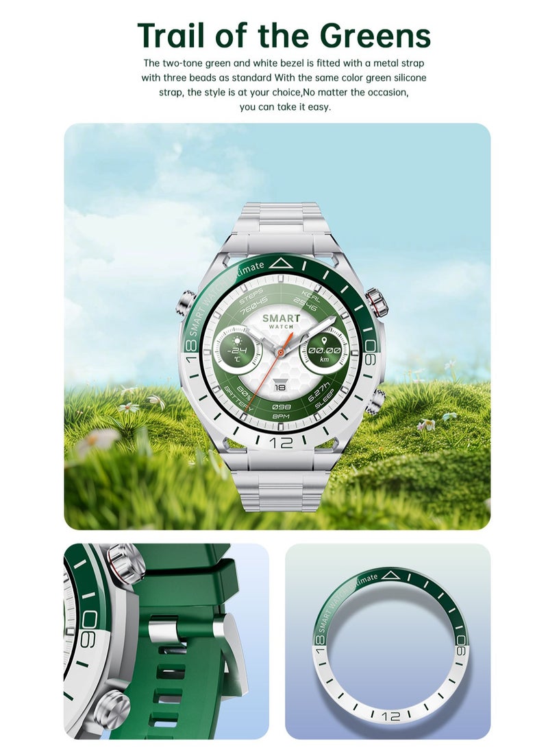 RollsTimi  Men's Smart BLUETOOTH Watch, 1.53 Inch Full Fit High-Definition Screen, IP67 Waterproof, Magnetic Wireless Fast Charging, Multiple Sports Modes, Sleep Monitoring, Bluetooth 3.0 Chip, RT SK41 - Image 5