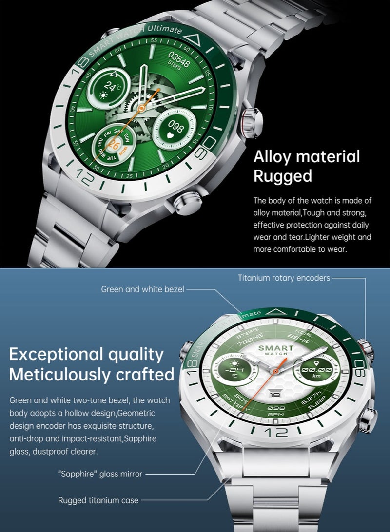 RollsTimi  Men's Smart BLUETOOTH Watch, 1.53 Inch Full Fit High-Definition Screen, IP67 Waterproof, Magnetic Wireless Fast Charging, Multiple Sports Modes, Sleep Monitoring, Bluetooth 3.0 Chip, RT SK41 - Image 4