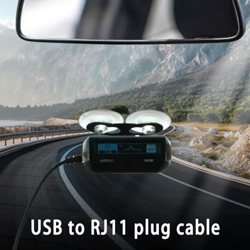 Pinkind Radar Detector Cable, USB to RJ11 Plug Cable Compatible with Uniden R1 R3 R7, Beltronics, Escort Passport 9500ix Radar Detectors, Power Cord Replacement for Radar Detector - Image 2