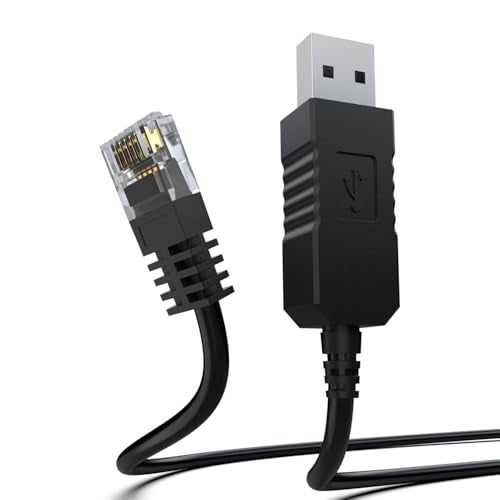 Pinkind Radar Detector Cable, USB to RJ11 Plug Cable Compatible with Uniden R1 R3 R7, Beltronics, Escort Passport 9500ix Radar Detectors, Power Cord Replacement for Radar Detector - Image 1