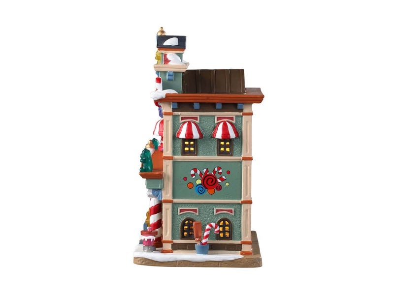 Lemax 95509 Bella's Bon Bons, New 2019 Caddington Village Collection, Porcelain Colorful Decorated Miniature Lighted Building, X'mas Decor/Gift/Collectible, On/Off Switch, 7.95" x 5.59" x 4.33" - Image 3