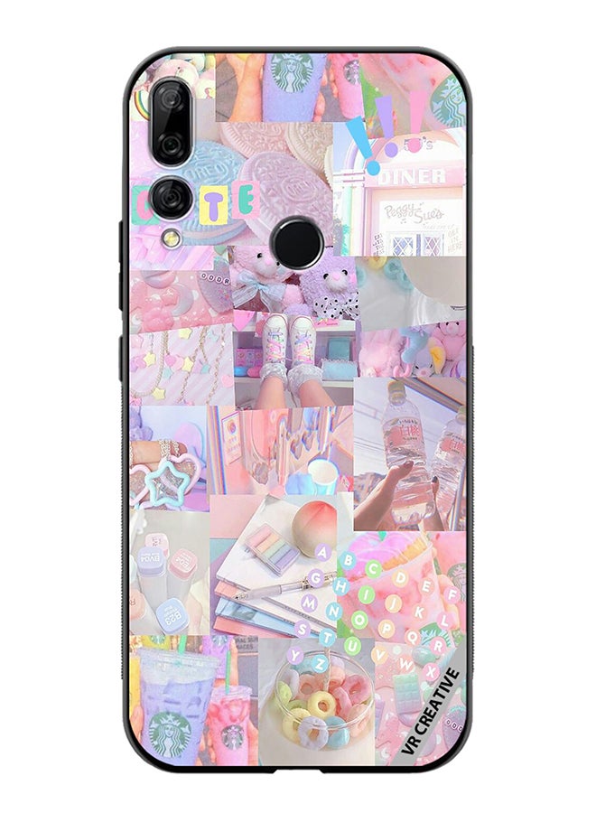 VR CREATIVE Protective Case Cover For Huawei Y9 Prime 2019 Cute Collage Design Multicolour - Image 1