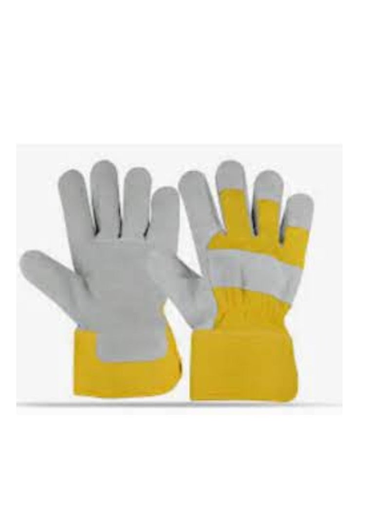 KNP KNP MultiPurpose Leather Glove pack of 5 pairs delivers durability and protection in bulk ideal for teams or frequent use. - Image 1