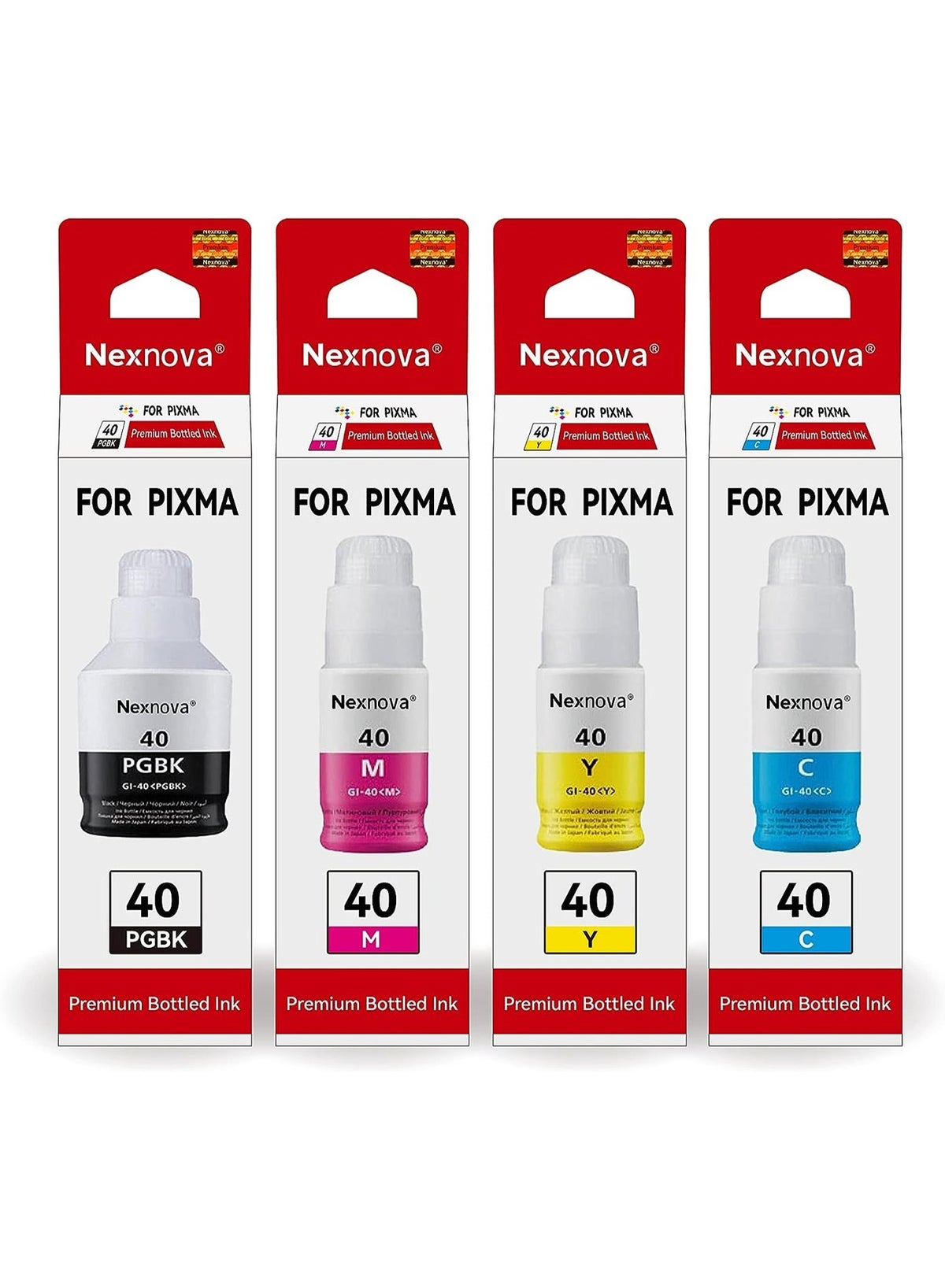 nexnova Nexnova Generic Ink gi-40 For Canon 4-pack Pigmentblack Gi 40 For Pixma G6040 G5 400 g Z418451CEB70DF83EAEEFZ