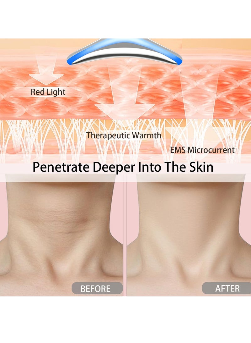 general Neck Face Beauty Device, Skin Care Facial Massager, 3 in 1 Portable Face Massager for Skin Care, Face Sculpting Tool, Vibration, Thermal, Microcurrent - Image 5