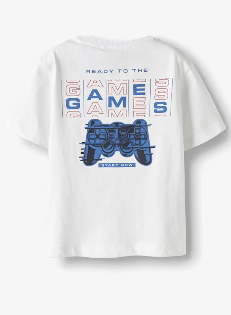 NAME IT Kids Graphic Crew Neck T-Shirt