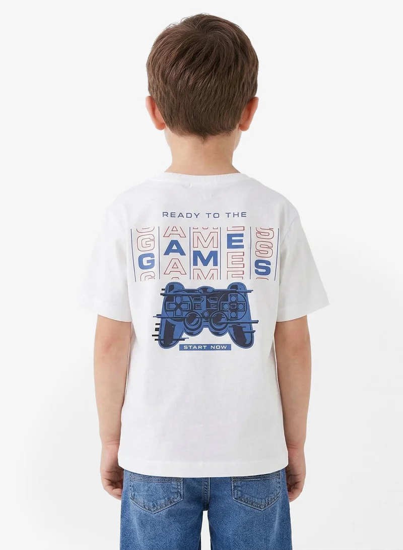 NAME IT Kids Graphic Crew Neck T-Shirt