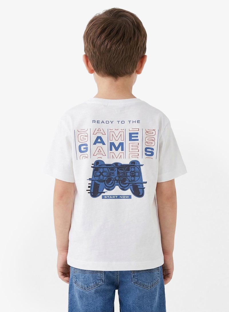NAME IT Kids Graphic Crew Neck T-Shirt - Image 2