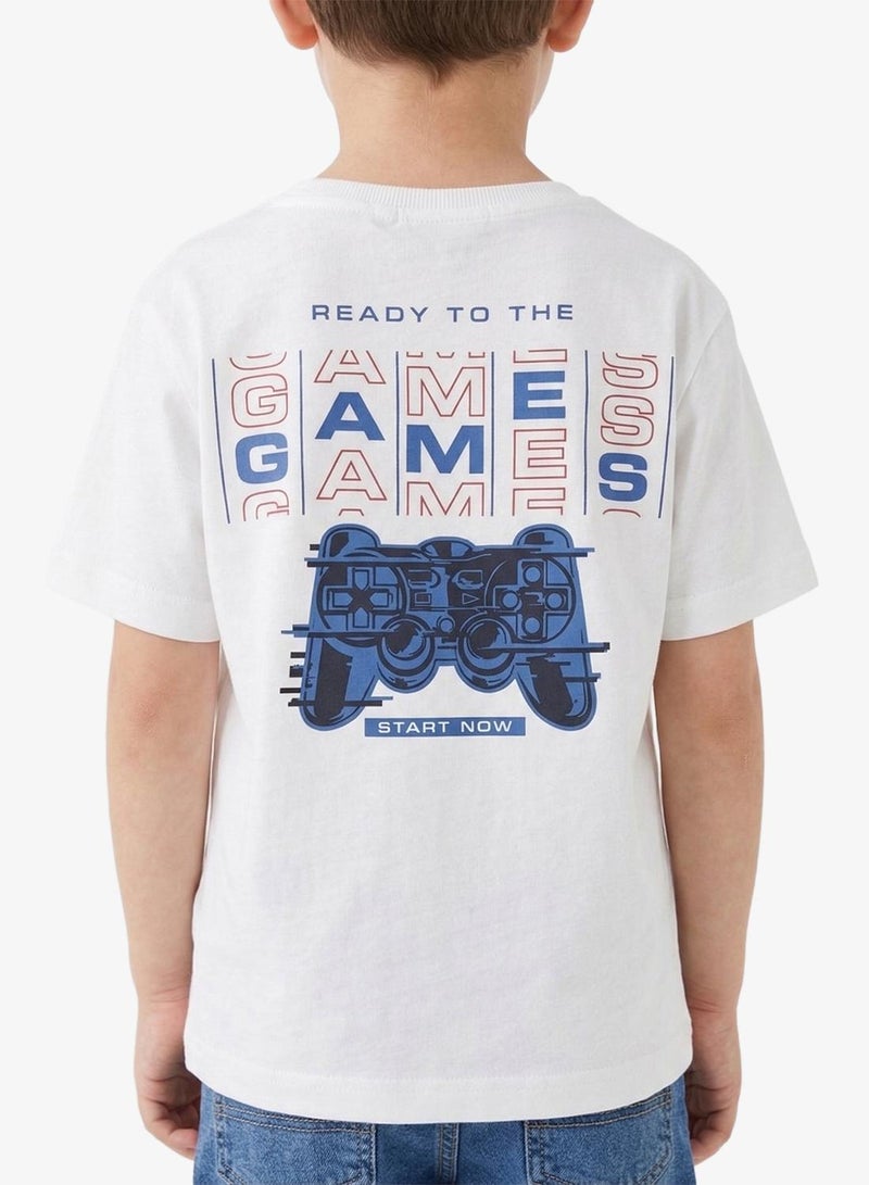 NAME IT Kids Graphic Crew Neck T-Shirt - Image 3