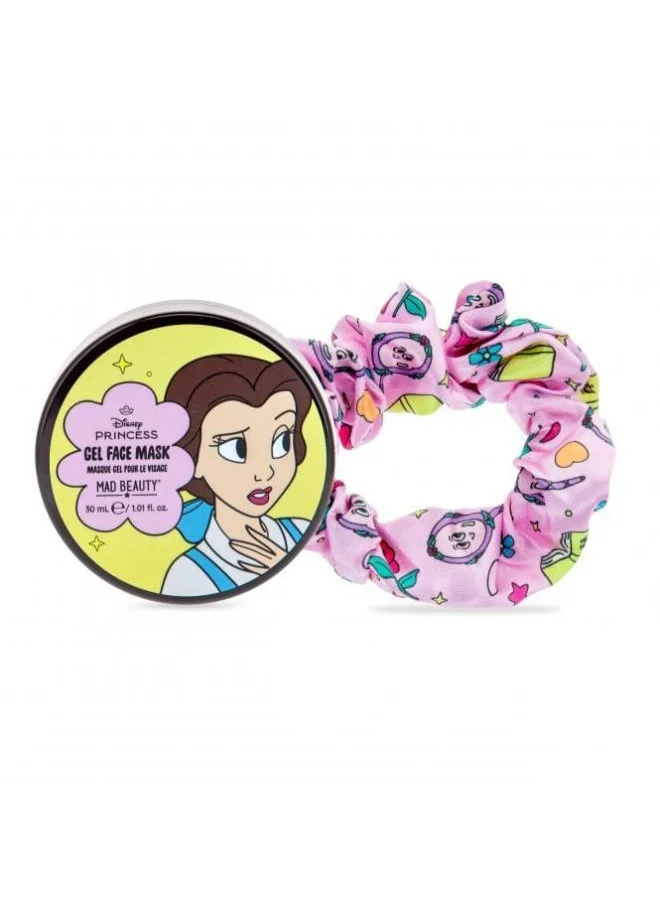 Mad Beauty Disney Princess Express Yourself - Gel Face Mask & Scrunchie Set Belle