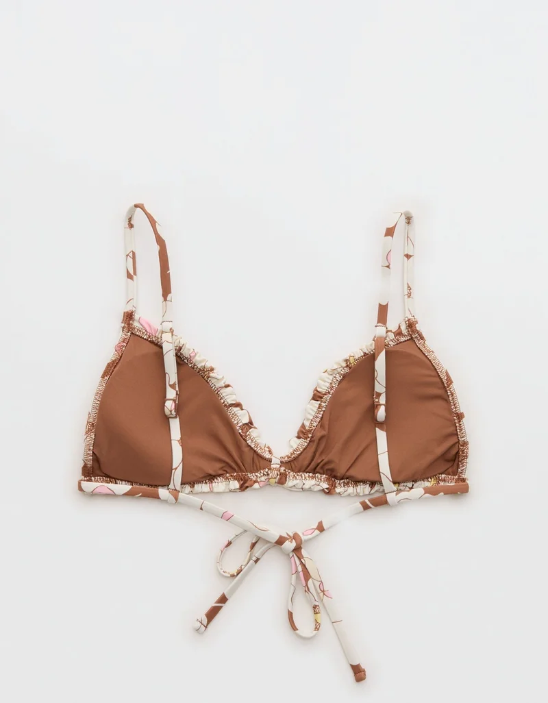 Aerie  Aerie Ruffle Triangle Bikini Top for Women | Best Price UAE