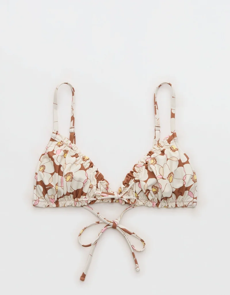Aerie  Aerie Ruffle Triangle Bikini Top for Women | Best Price UAE