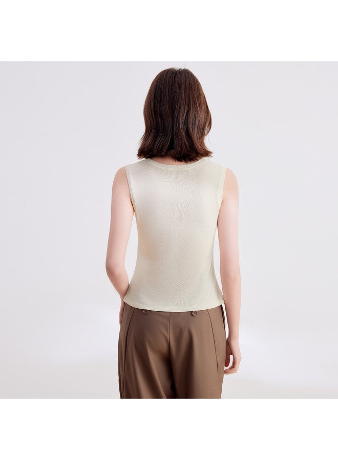 Fenton basic Layering Camisole For Women - Wide Strap Sleeveless Top, Fashionable For Outerwear - Image 3