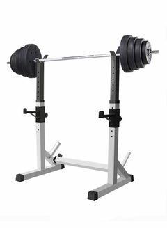 Occuwzz Adjustable Fitness Squat Frame Heavy Barbell Rack Strength Training Home Gym Equipment  - Image 1