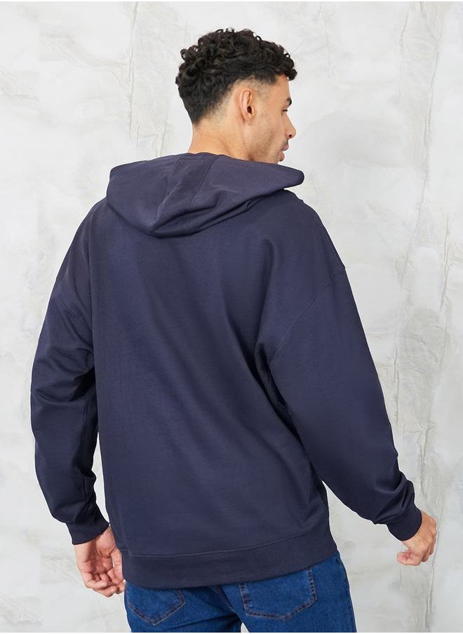 Styli Minimal HD Print Oversized Terry Hoodie  - Image 4