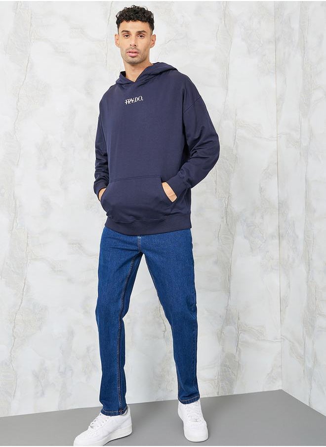 Styli Minimal HD Print Oversized Terry Hoodie  - Image 2