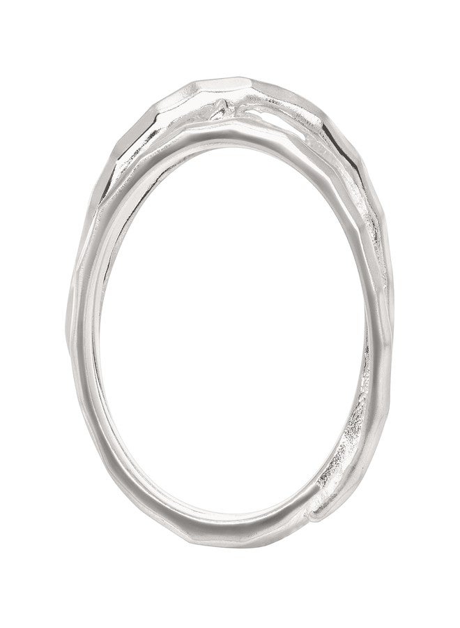 Silpada 'Wrapped Up' Overlapping Textured Band Ring in Sterling Silver, Size 10, Size 10 - Image 3