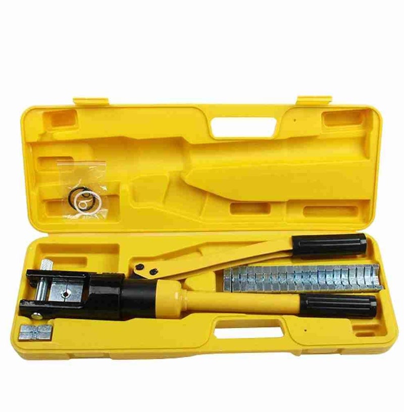 Nutronics® Hydraulic Crimping Tool 16-300mm2 for Copper, Aluminum Terminal Pliers YQK-300 Hydraulic New Manual Hydraulic Crimper 12 pairs dies 16 Ton Pressure Crimping Tool (16-300 crmper) - Image 1