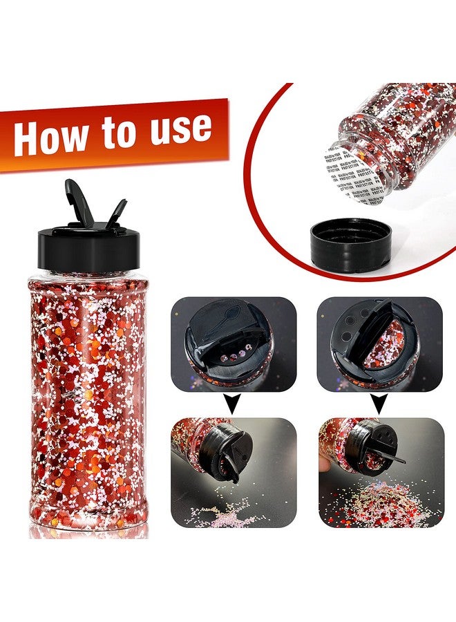 JEMESI Christmas Nail Sequins,100g Christmas Glitter, Cosmetic Craft Holographic Glitter for Epoxy Resin, Laser Snowflake Christmas Tree Flakesfor Festival Nail Art Design or Make Up, Festival Decor（SD-12） - Image 3