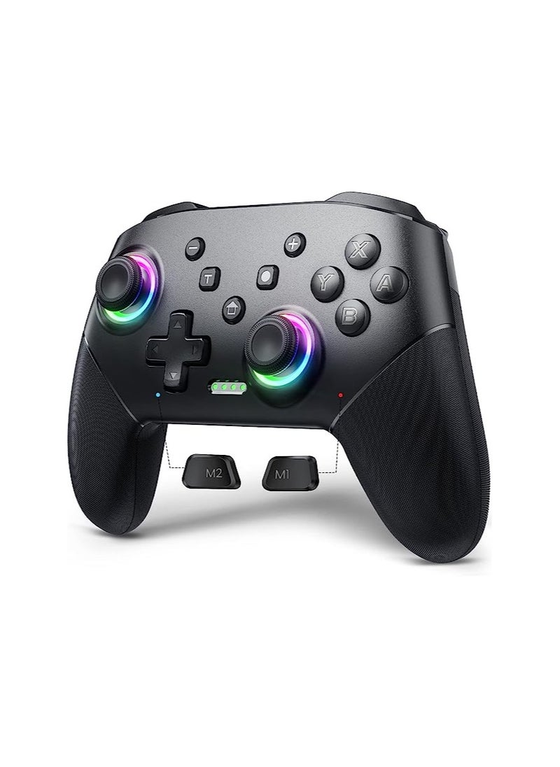 Generic - Wireless Controller For Nintendo Switch OLED Console Pro Gamepad with 600Mah Rechargeable Battery Programmable Turbo Function - Image 1