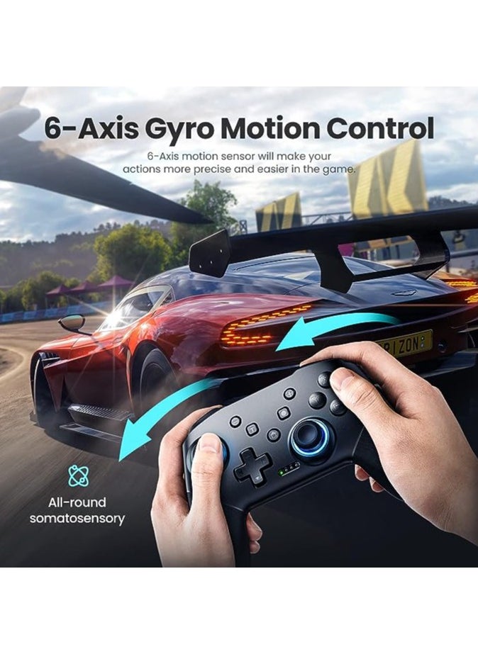 Generic - Wireless Controller For Nintendo Switch OLED Console Pro Gamepad with 600Mah Rechargeable Battery Programmable Turbo Function - Image 1