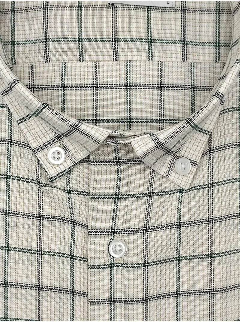 سوفاري 100% Cotton Short Sleeve Regular Single Pocket Shirt