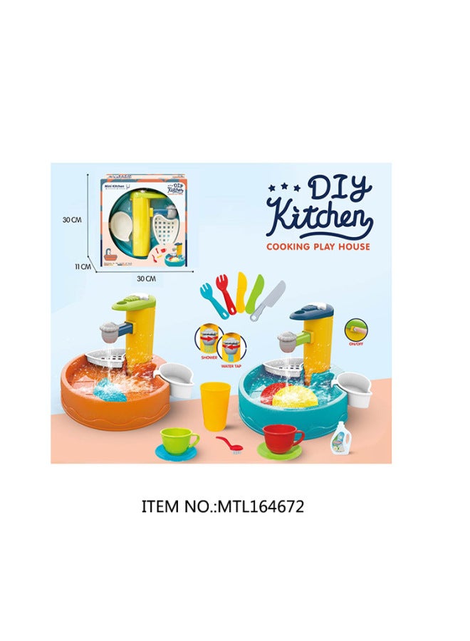 Simulation Induction Cooker Home Appliance Series Children Play House Electric Kitchen Toy Set Light Music-Color:Small Rice Cooker Set - Image 2